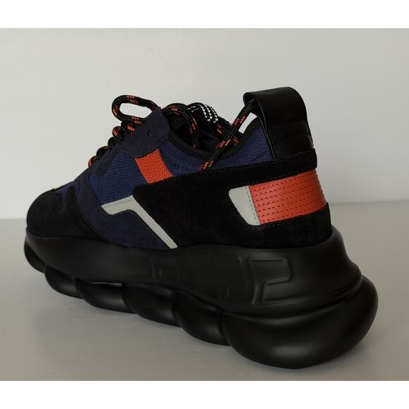 Versace Chain Reaction Chunky Sneakers Black/Blue 12 US (45 Eu) 1021575 IT NIB main image 5